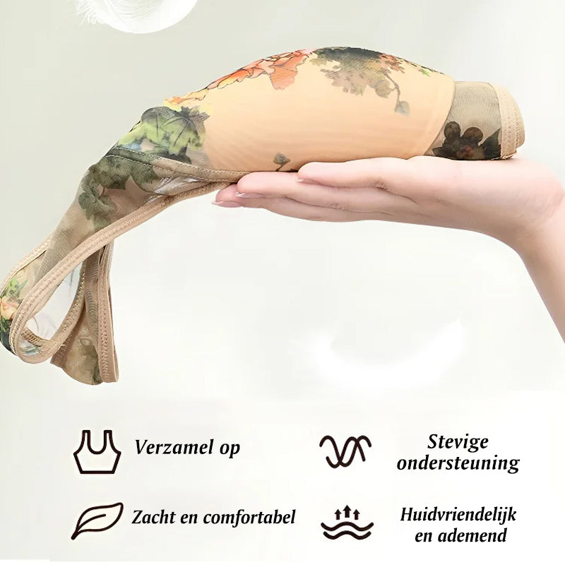 Comfortabele kanten bh zonder knopen