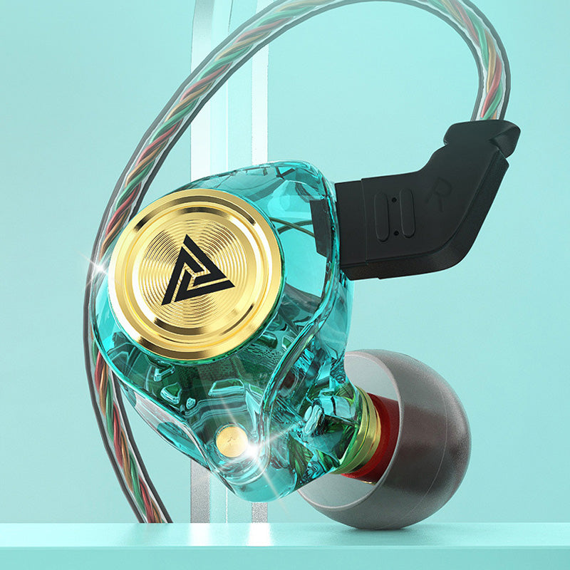 Draagbare bedrade oortelefoon met microfoon