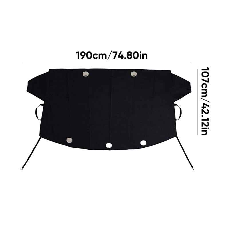 Verbeterde 600D Oxford-stof voorruitvorstafdekking