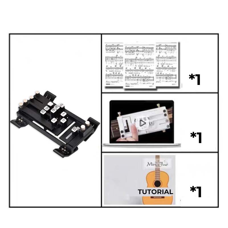 Hulpmiddel voor het leren van gitaar