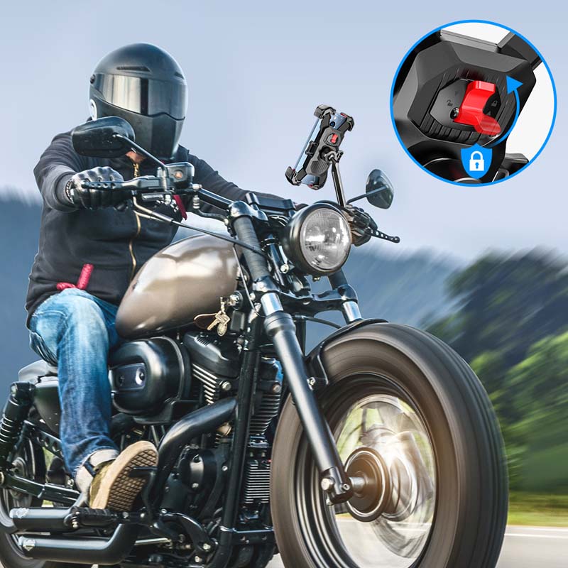 Universele fiets telefoonhouder met 360° zicht