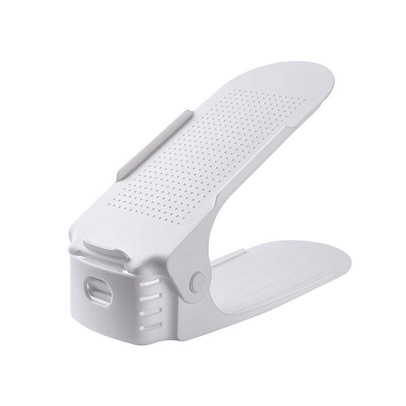 Adjustable double-layer shoe storage rack