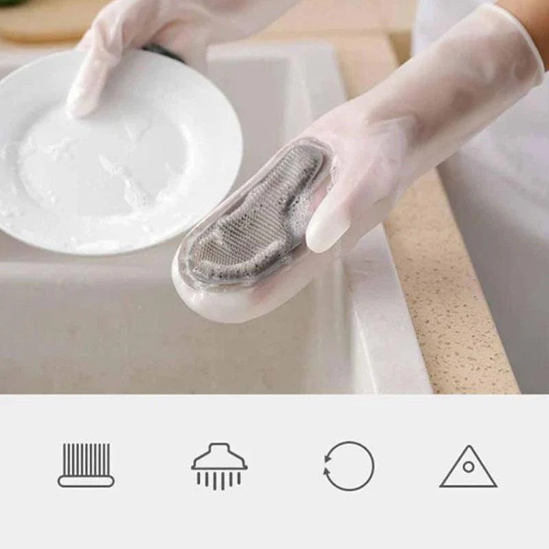 Herbruikbare siliconen magische handschoenen