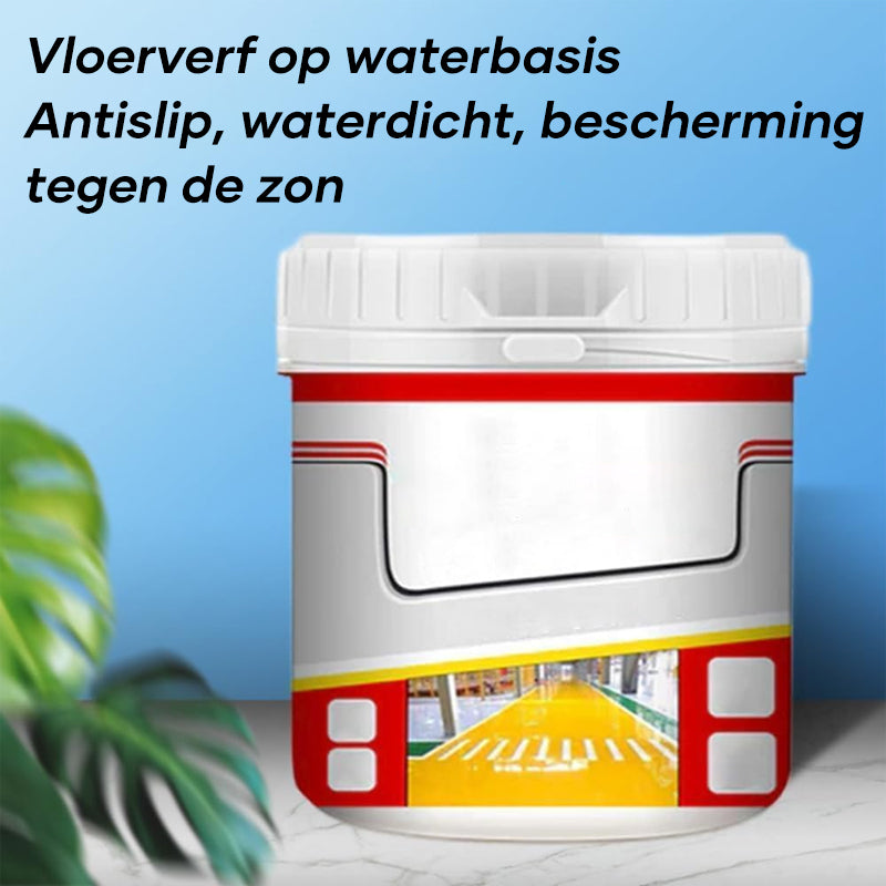 Sneldrogende antislip vloercoating op waterbasis