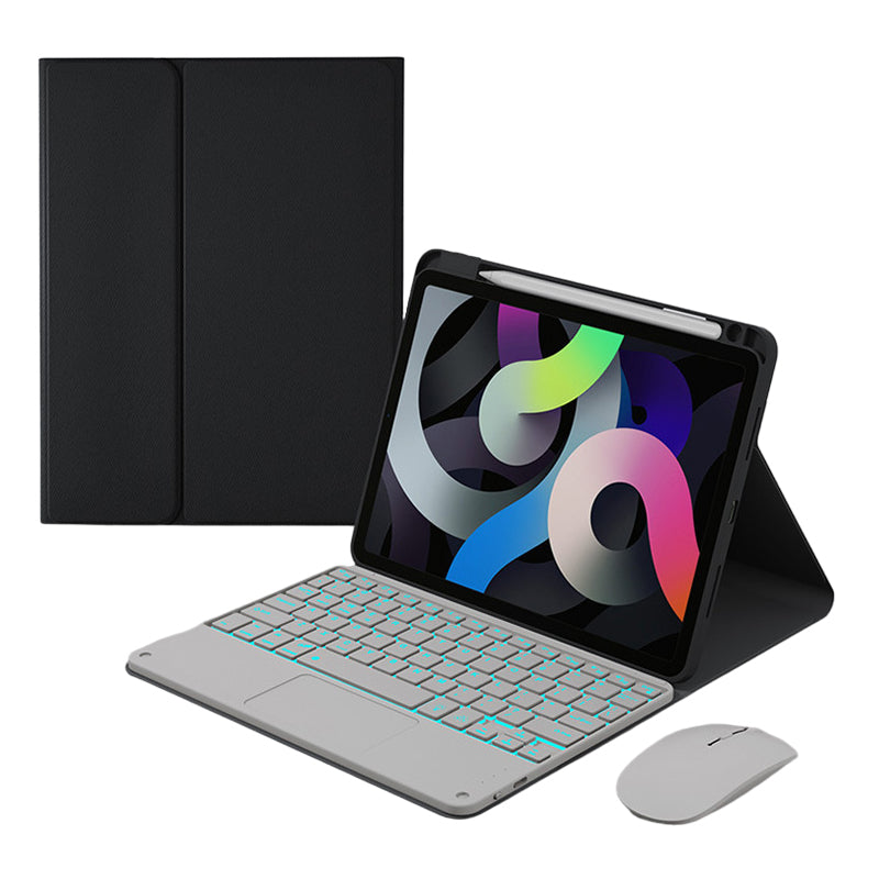 Afneembaar draadloos toetsenbord met hoesje en potloodhouder