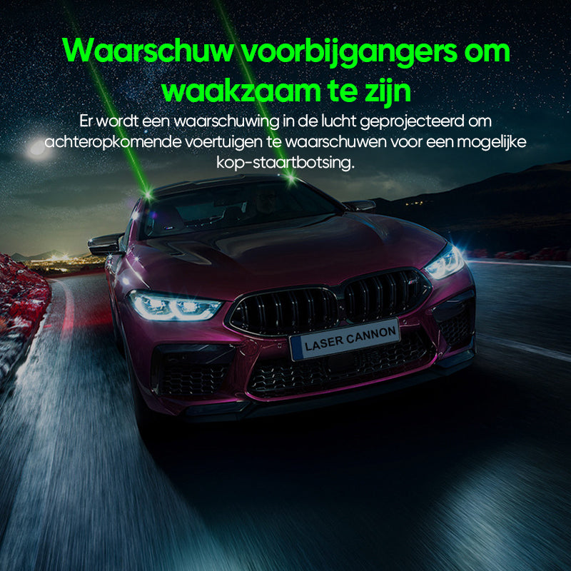 Voertuig Pilotlichtlaser op afstand