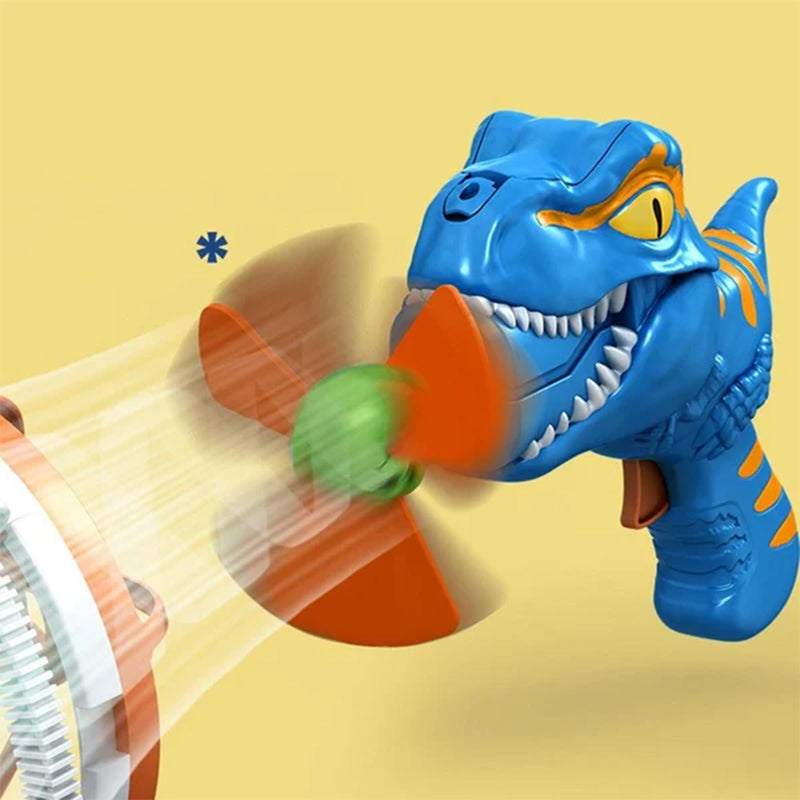 Dinosaurus blaaspistool met windpad