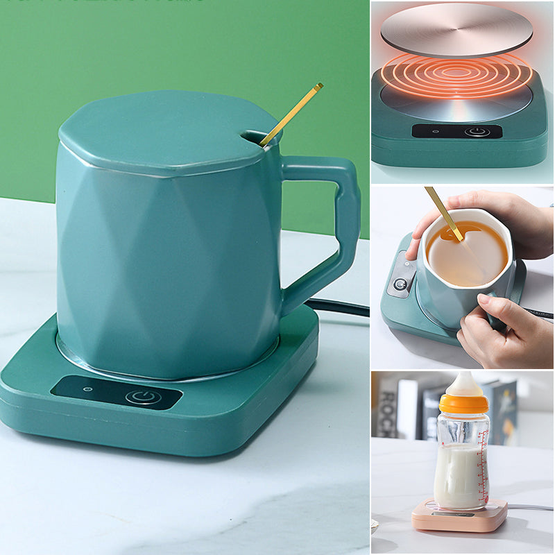 Slimme temperatuurgestuurde verwarmingsonderzetter