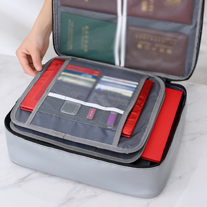 Waterdichte en vuurvaste afsluitbare opbergtas voor documenten