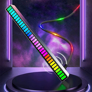 Draadloze, geluidgeactiveerde RGB-lichtbalk