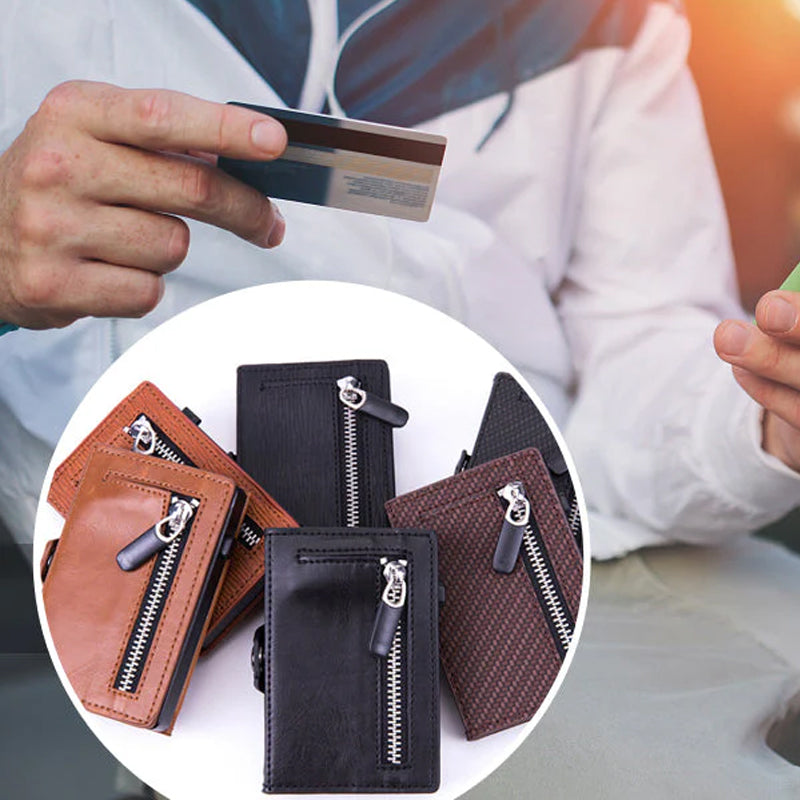 Ultraslanke portemonnee met RFID-blokkering