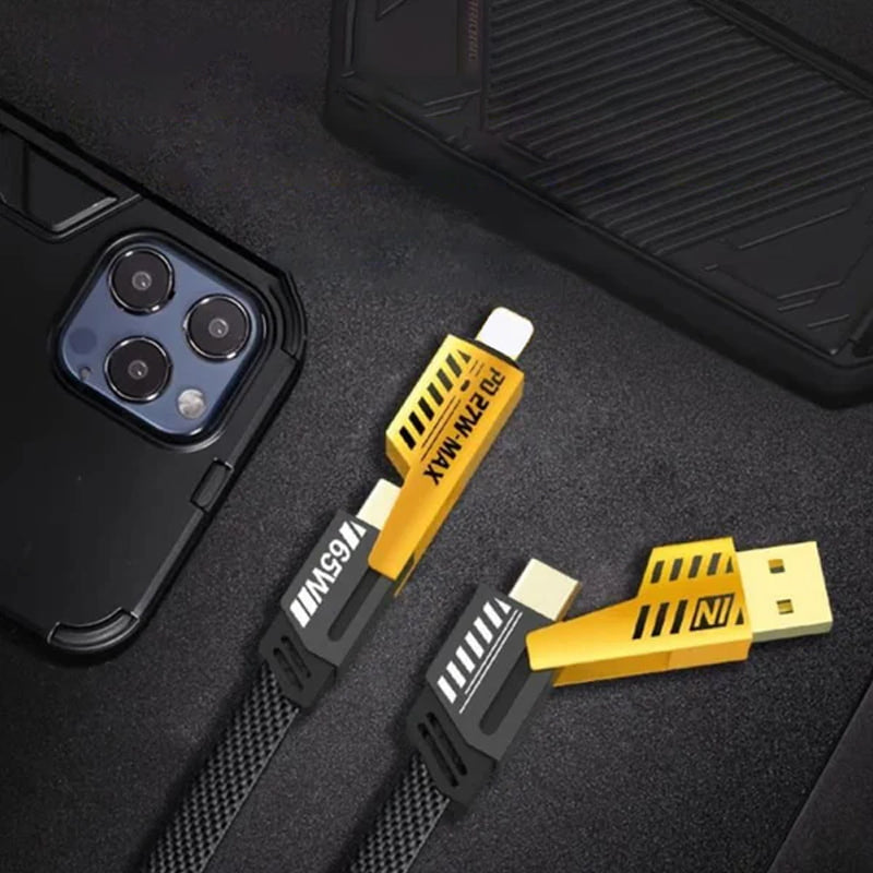 4-in-1 PD 65W snellaadkabel