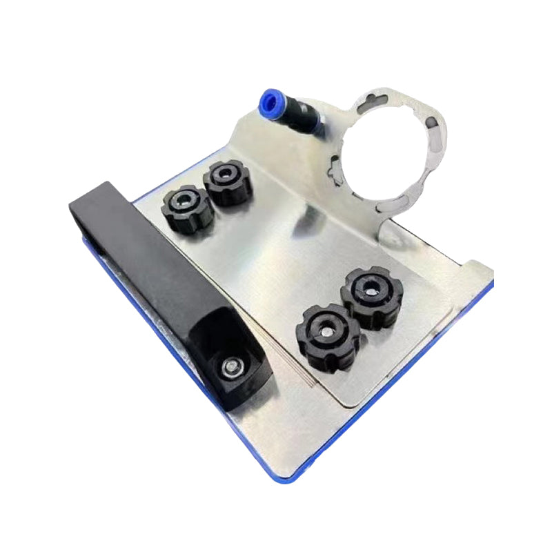 Haakse slijperstandaard voor het zagen van tegels met een afschuining van 45°