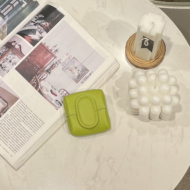 Mini-portemonnee in effen kleur