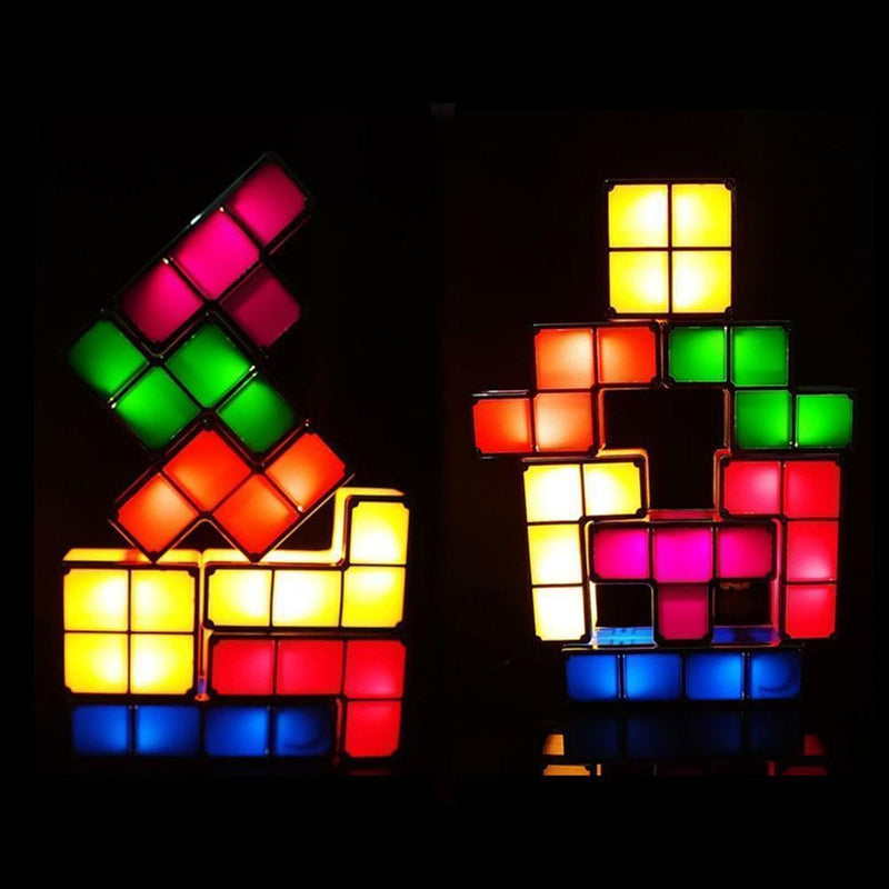 Tetris stapelbaar LED-nachtlampje