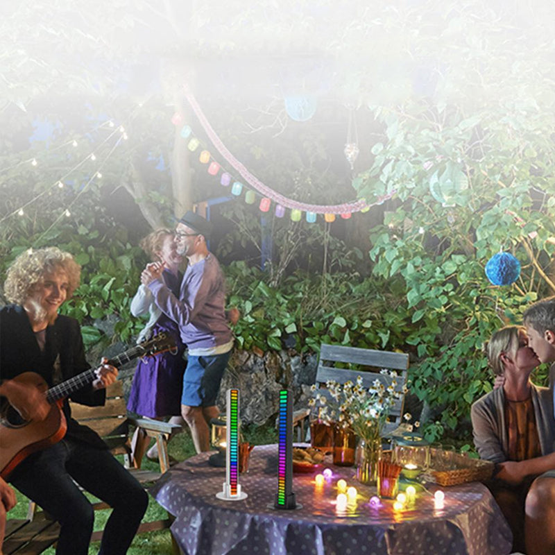 Draadloze, geluidgeactiveerde RGB-lichtbalk