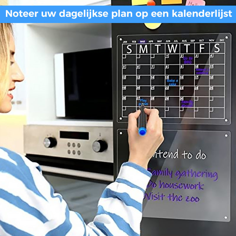 Magnetische koelkastkalender
