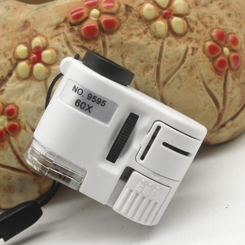 Draagbare microscoop met verlichting