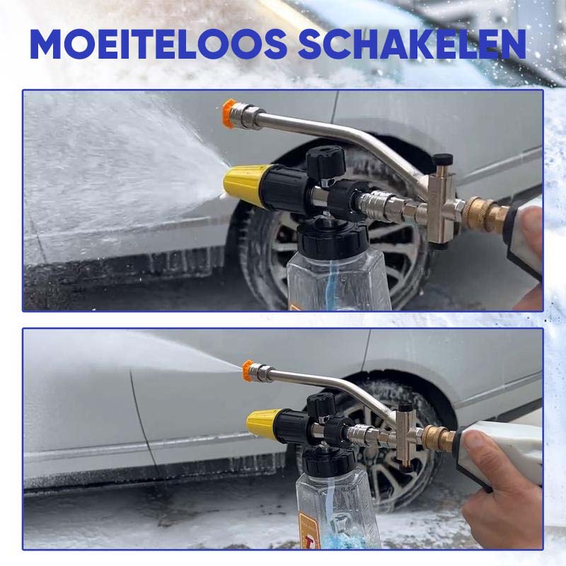 Accessoire met dubbele connector van schuimkanon