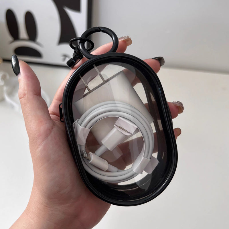 PVC waterdichte transparante kabelopbergtas