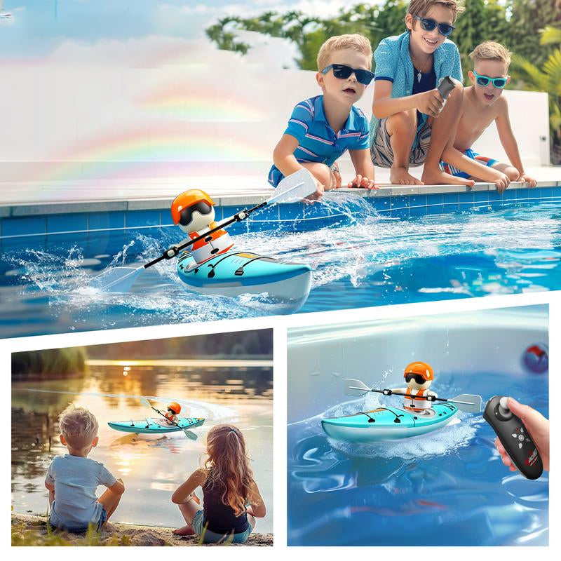 Kleurrijke op afstand bestuurbare raceboot