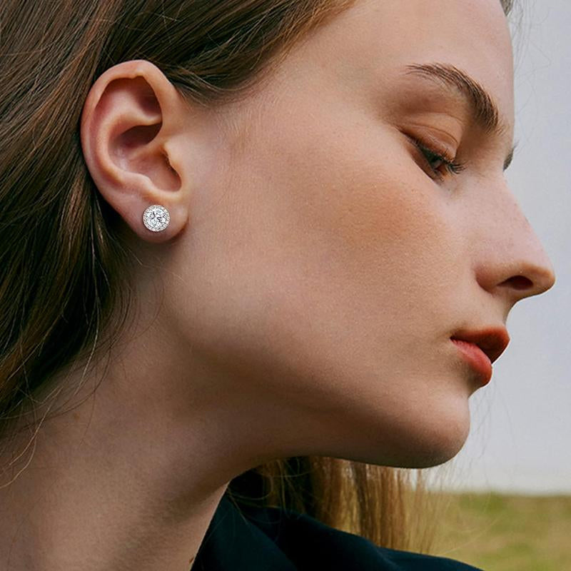 Creatieve bijpassende oorbellen van zirkonia