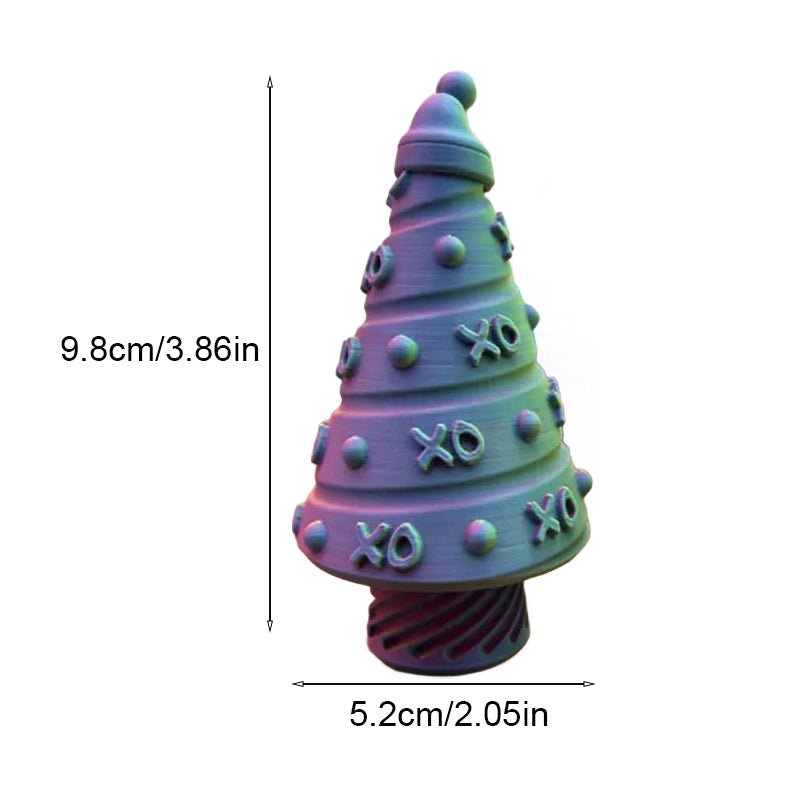 3D-geprint kerstboom-stasher-ornament