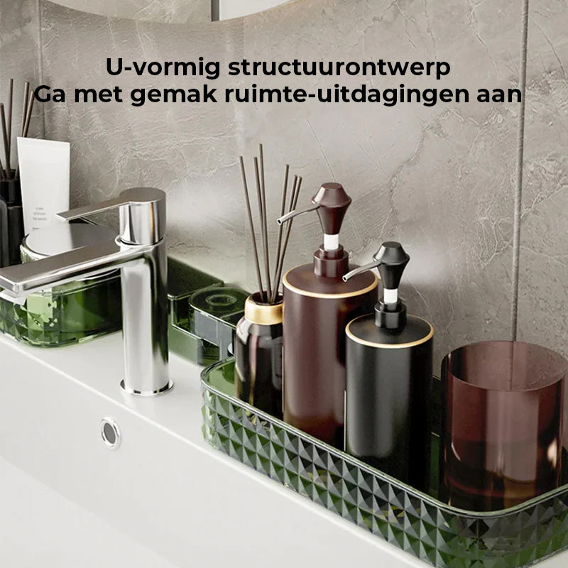 Multifunctionele wandgemonteerde U-vormige draaibare hoekplank