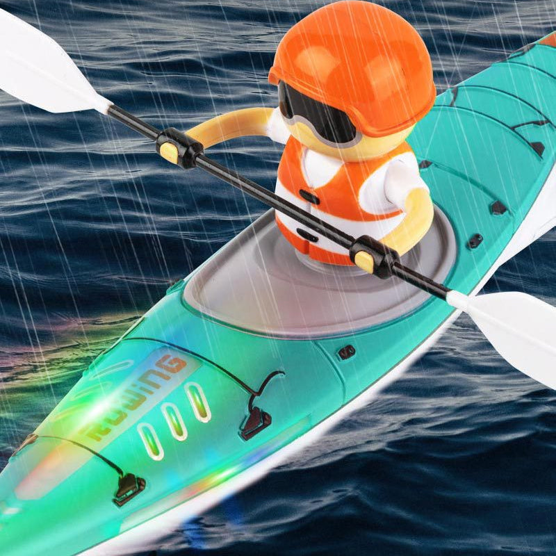 Kleurrijke op afstand bestuurbare raceboot