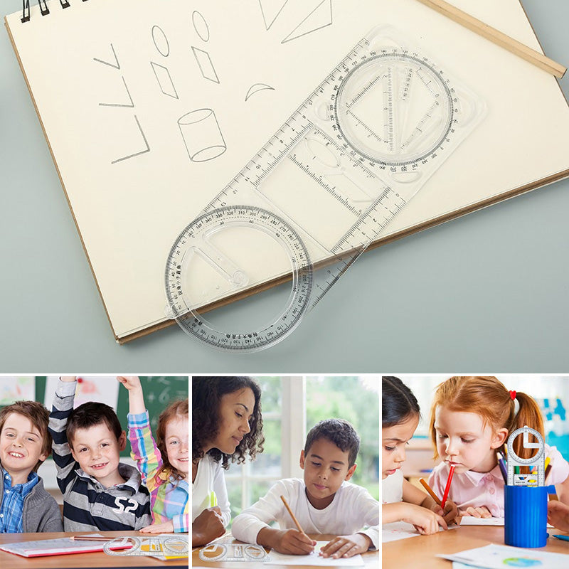 Multifunctionele tekenliniaalset