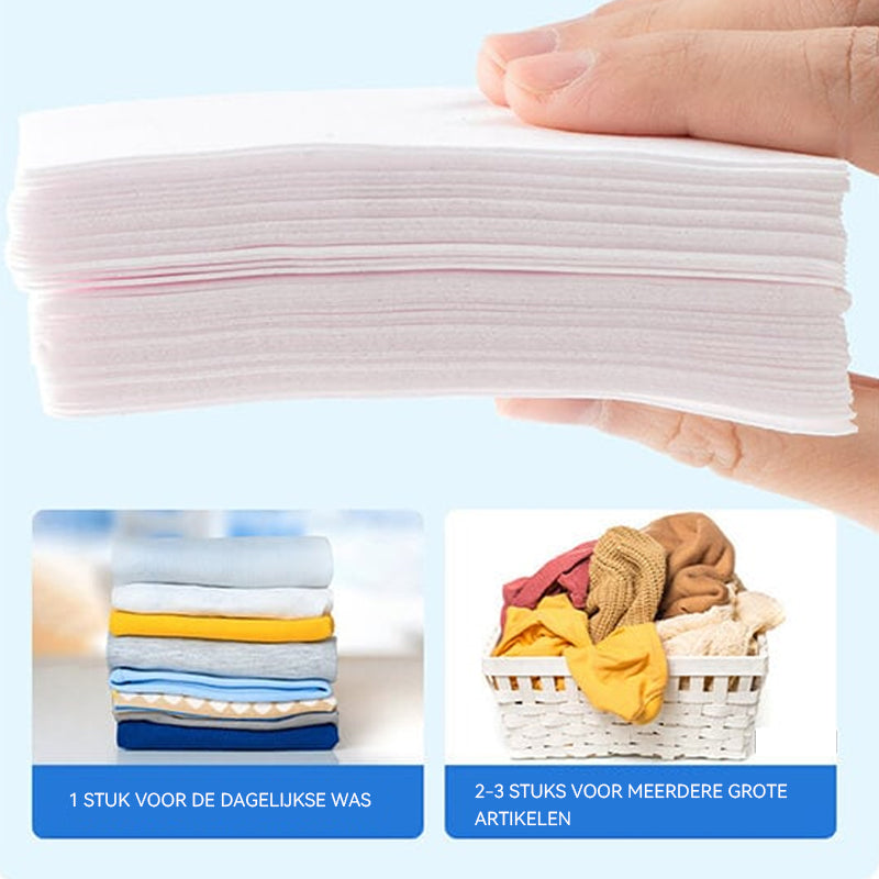 Wastabletten voor geurverwijdering en geurbehoud