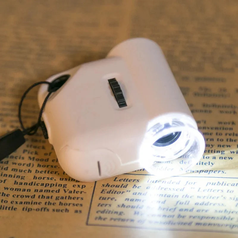 Draagbare microscoop met verlichting