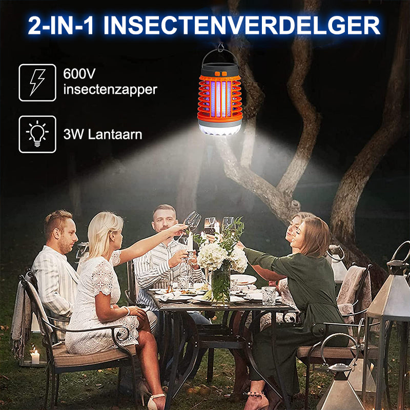 Muggen- en insectenverdelgerlamp voor kamperen binnen en buiten