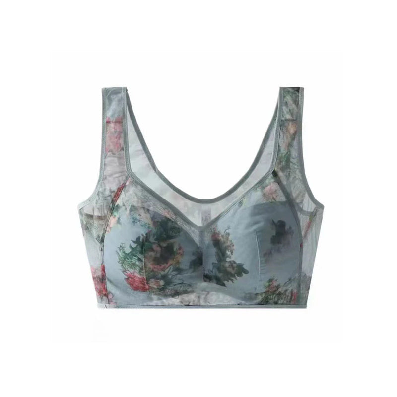 Comfortabele kanten bh zonder knopen