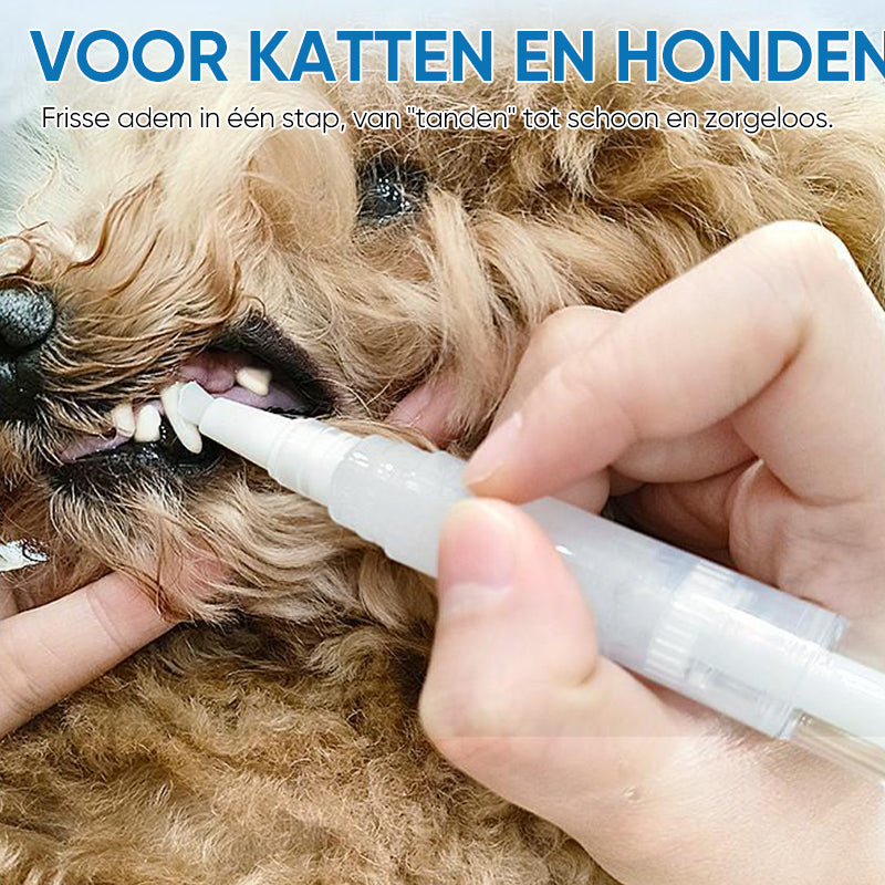 Nieuwe verbeterde tandenborstelpen voor huisdieren