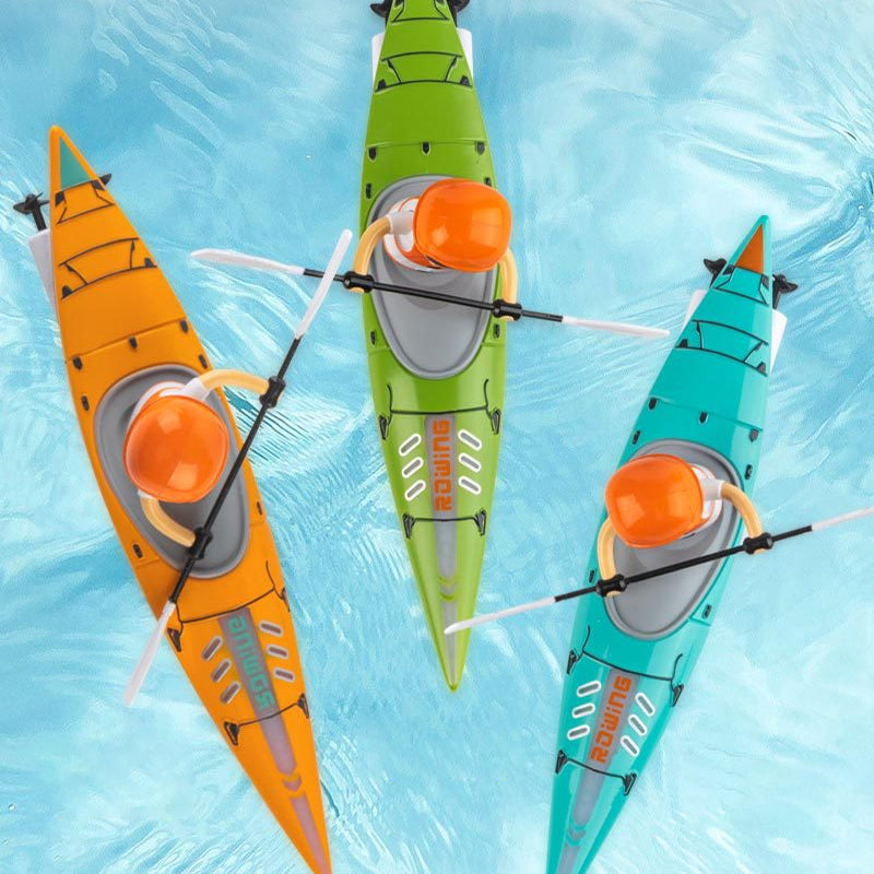 Kleurrijke op afstand bestuurbare raceboot