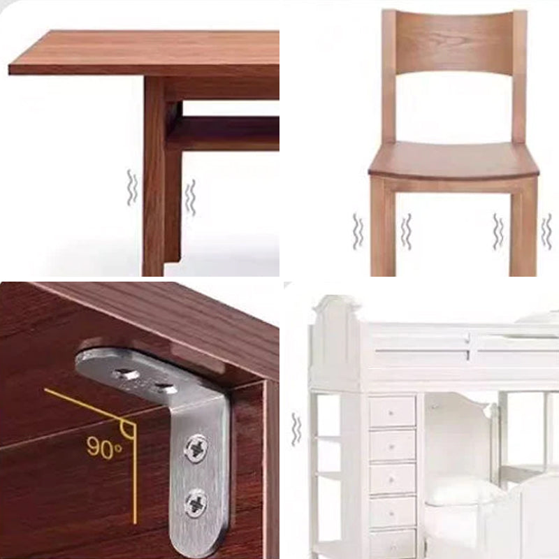 4-pack roestvrijstalen hoekbeugels