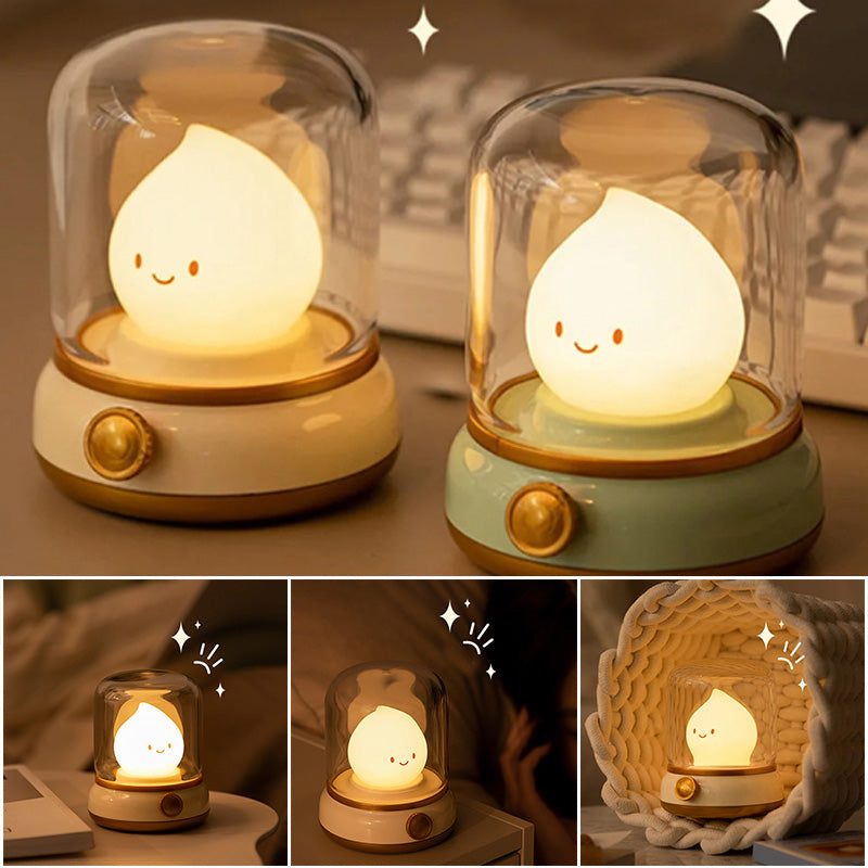 Retro kaarslicht nachtlampje