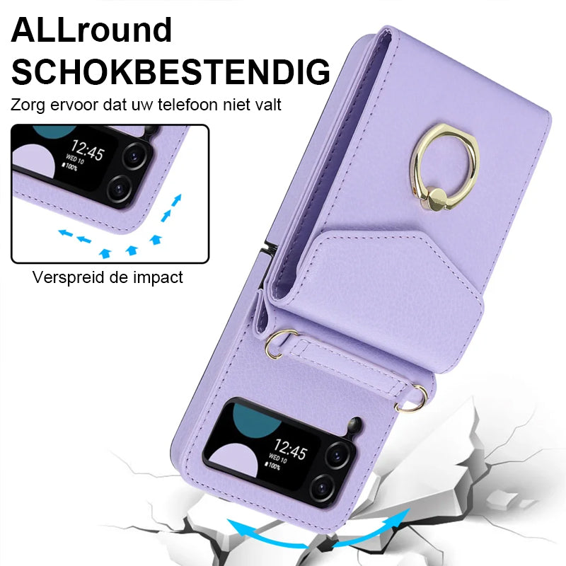 Z Flip5 Opvouwbare Messenger-telefoonhoes voor Samsung Flip4