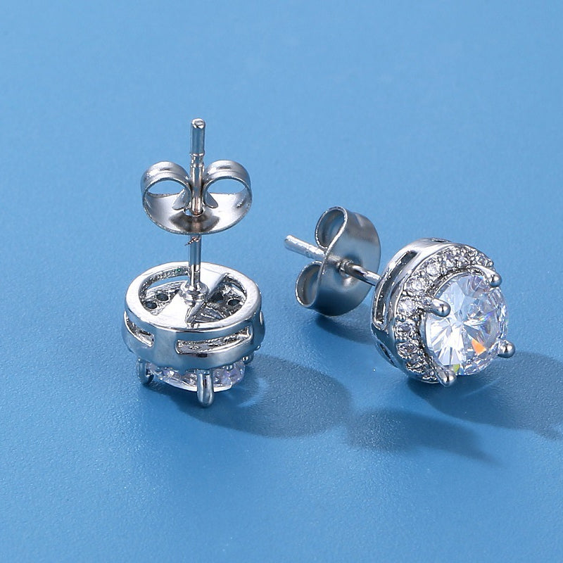 Creatieve bijpassende oorbellen van zirkonia