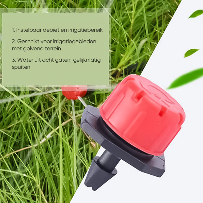 Verstelbare irrigatiedruppelaars Sprinklers