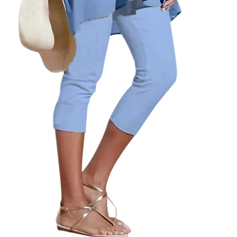 Effen casual legging voor dames