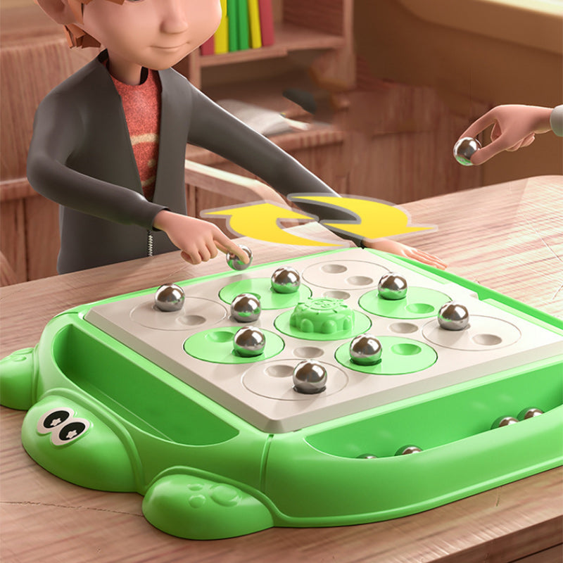 Casual puzzel met magnetisch draaischaak