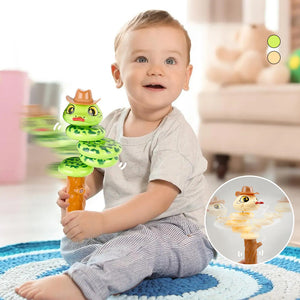 Verdraaide balans Zwaaiende slangfluitje speelgoed