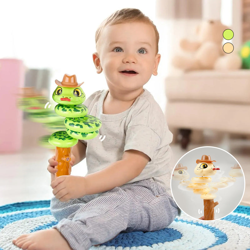 Verdraaide balans Zwaaiende slangfluitje speelgoed