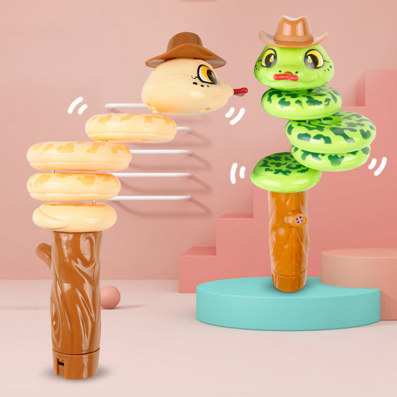 Verdraaide balans Zwaaiende slangfluitje speelgoed