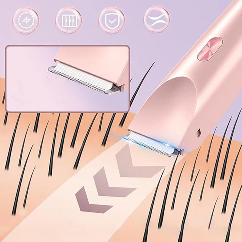 Haartrimmer met twee koppen voor dames