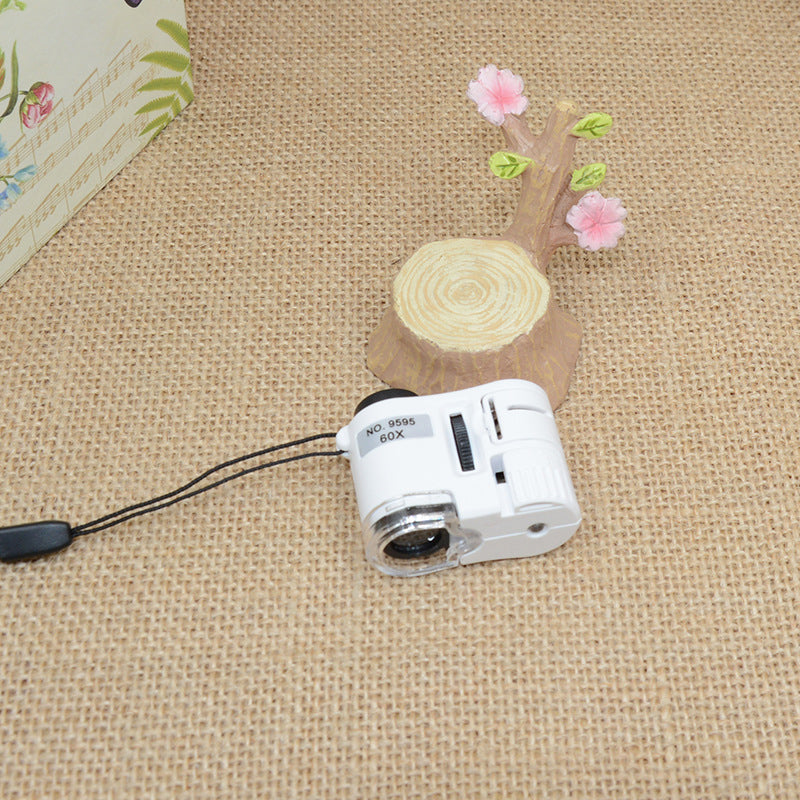 Draagbare microscoop met verlichting