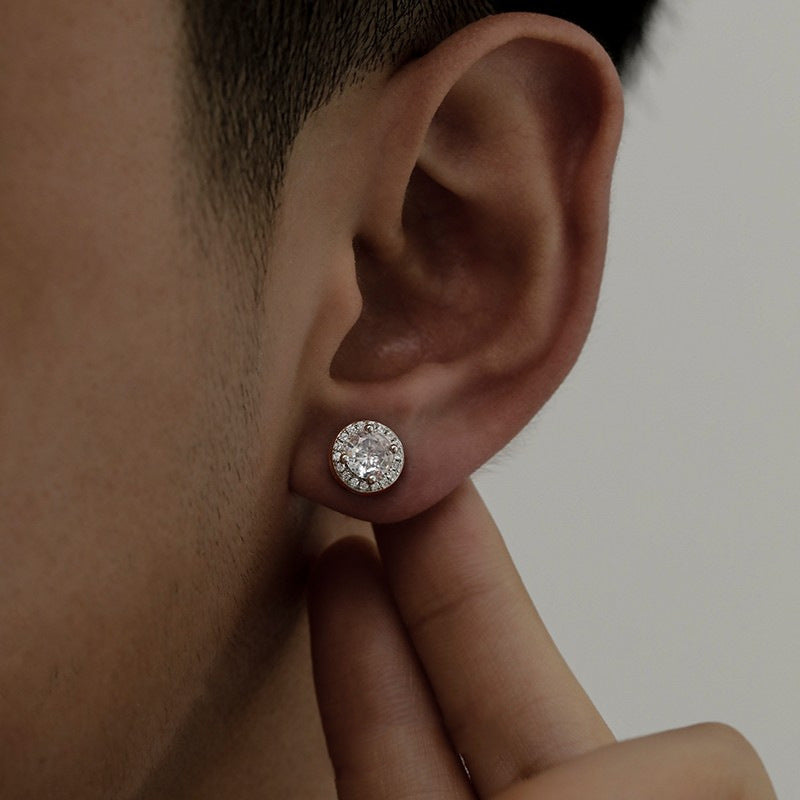 Creatieve bijpassende oorbellen van zirkonia