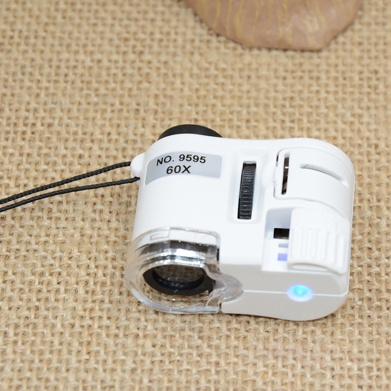 Draagbare microscoop met verlichting